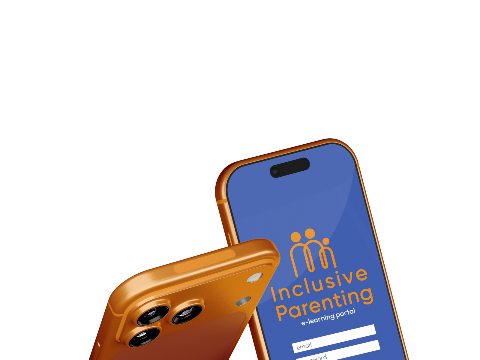 Inclusive Parenting double iPhone mockup